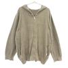 GELATO PIQUE HOMME Vêtement d'intérieur à manches longues M gris Gelato Pique Sweat à capuche zippé Homme Occasion