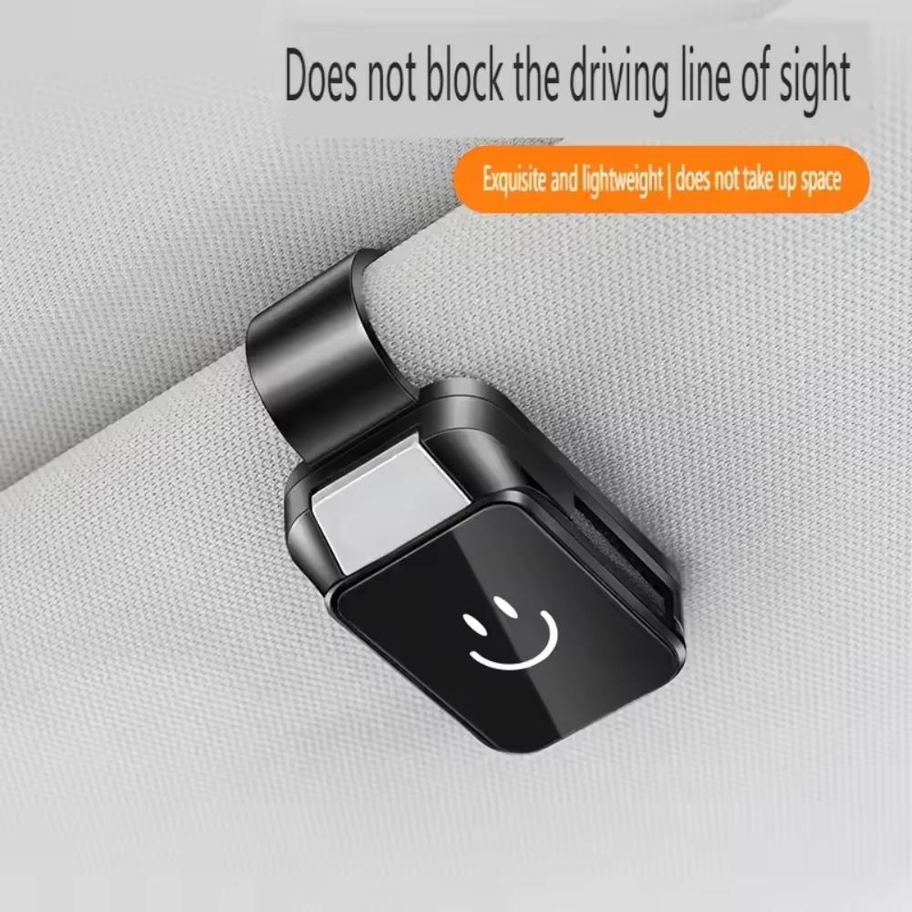 Universal Car Sun Visor Sunglasses Holder Clip ABS Material Eyeglasses Storage Box For Car Interior Auto Accessory Customizable