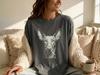 Smoking Pharaoh Hound Comfort Colors T-Shirt: Egyptian Hound Mom Shirt, Pharaoh Dad Gift Tee - Dog Cigarette, Funny Dog Tee