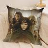 The L-Lord Of The R-Rings Movie Cushion Cover Pillowcase Ultra Soft Skin Friendly Fabric Cloud Like Comfort & Concealed Zipper
