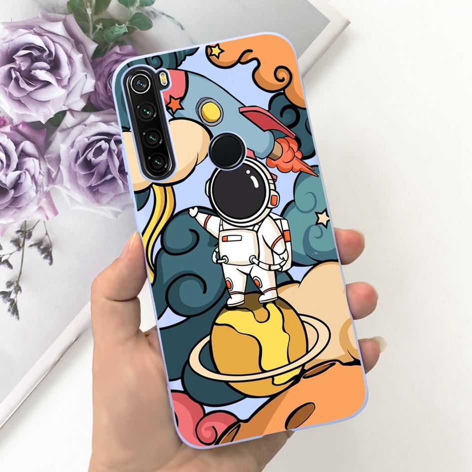 For Phone Cover Xiaomi Redmi Note 8 8T Case Popular Flower Slim Soft Silicone Coque For Xiaomi Redmi Note 8 Pro Note8 8 T Fundas