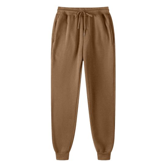 Women Sport Pants Drawstring Elastic Waist Loose Jogging Ankle-banded with Pockets Solid Color