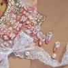 Tomoni Crystal Diamond Ribbon Bow Nail Art Stickers - Exquisite Style.