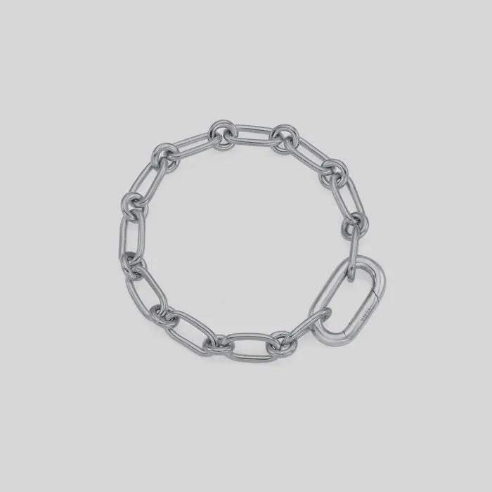 [Silver] AIR, Link Chain Bracelet B013