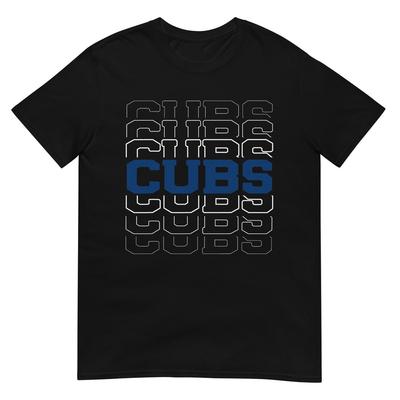 T-shirt Vintage Cubs Nome Design Retrò per Uomini Donne e Bambini