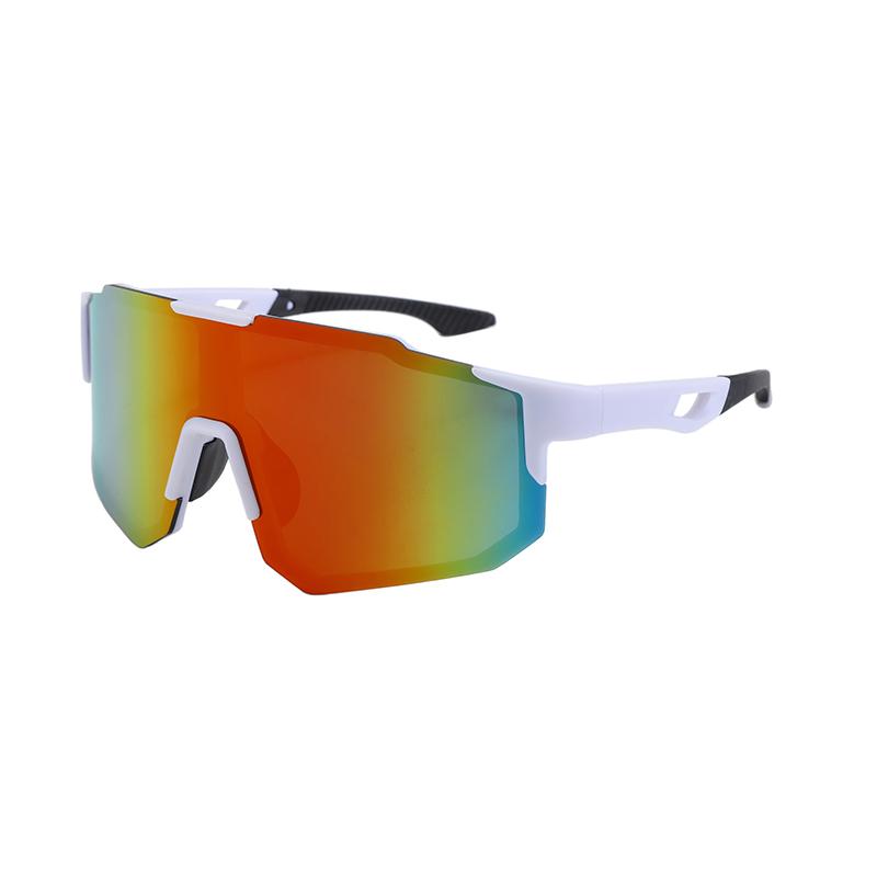 Updated Trendy Personality Athletic Sun Glasses Men And Women Bicycle Riding Sun Glasses Colorful Sun Glasses 66308