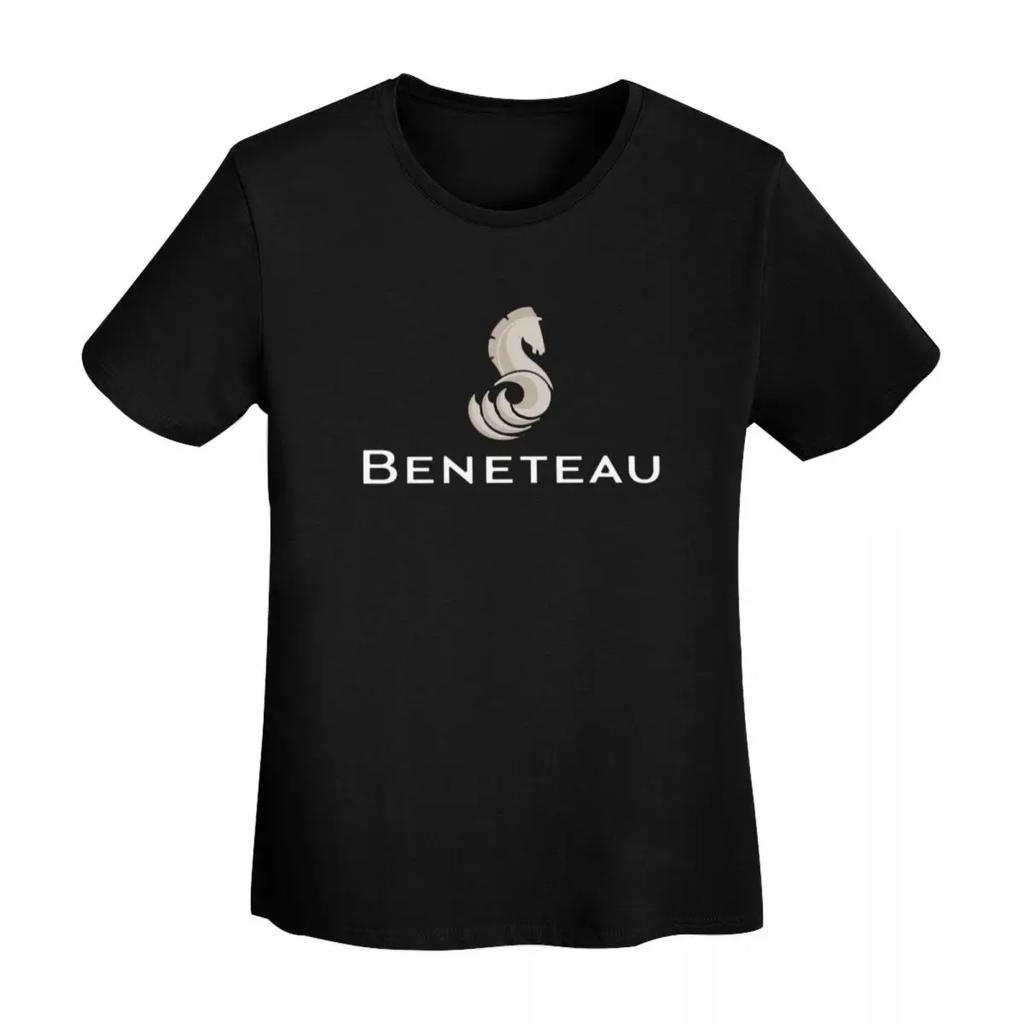 Beneteau Sailboat Logo TShirt Women Short Sleeve T Shirts ONeck Clothing Cotton Summer Tees Streetwear