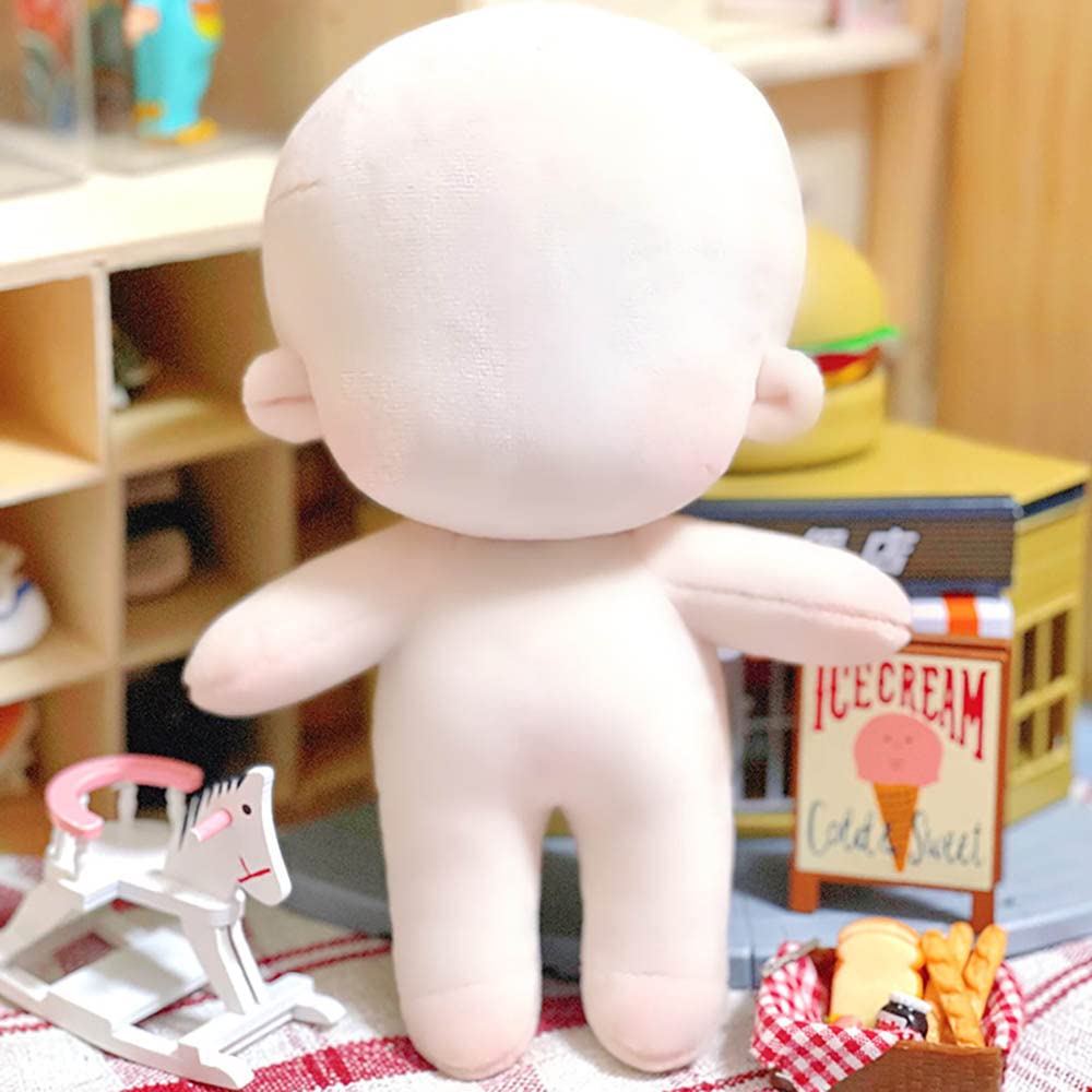 niannyyhouse 10cm Plush Doll, No Face, Cotton Doll, No Attributes, Normal Body, Doll, Dress-Up Accessories