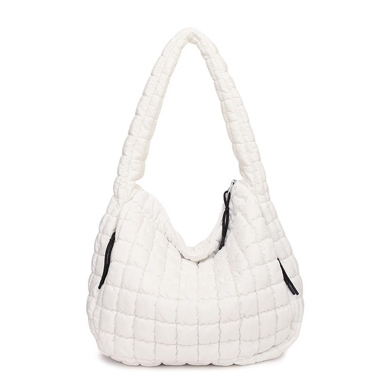 Pleated Cloud Bag 2025: Large Cotton Tote, Korean Style Crossbody & Shoulder Bag