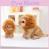 Adorable Plush Lion Stuffed Animal Toy Realistic Home Decor Gift For Kids