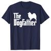 Funny Samoyed Lover Gift DogFather T Shirts Summer Style Graphic Cotton Streetwear Short Sleeve T-shirt Mens Clothing