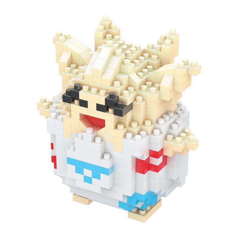 Pokemon Micro Building Blocks LBOYU Jigglypuff Gengar Mudkip Piplup Raichu Bulbasaur Pikachu Mini Brick Figures Toy For Kids