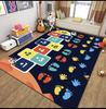 Tapis de Marelle Dessin Animé Antidérapant Tapis pour Table et Chaise de Chambre d'Enfant Tapis de Sol pour Aire de Jeu de Maternelle Décoration de Maison
