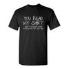 2025 Neues hochwertiges T-Shirt mit lustigem Buchstabenaufdruck für Herbst und Winter, Herren- und Damen-Baumwoll-Rundhals-T-Shirt, atmungsaktiv