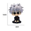 5Pcs Q Version Jujutsu Kaisen Figures Cute Yuji Itadori Gojo Satoru Pvc Action Figures Anime Model Plaything Collection Doll Present