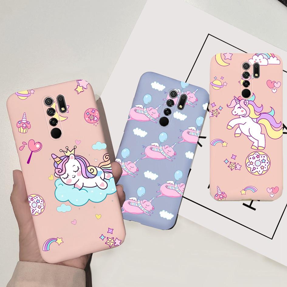 For xiaomi redmi 9 Case Silicone Daisy Cactus Phone Back Cover For Redmi 9 Prime Soft Case For Xiaomi Poco M2 M 2 Reloaded Coque