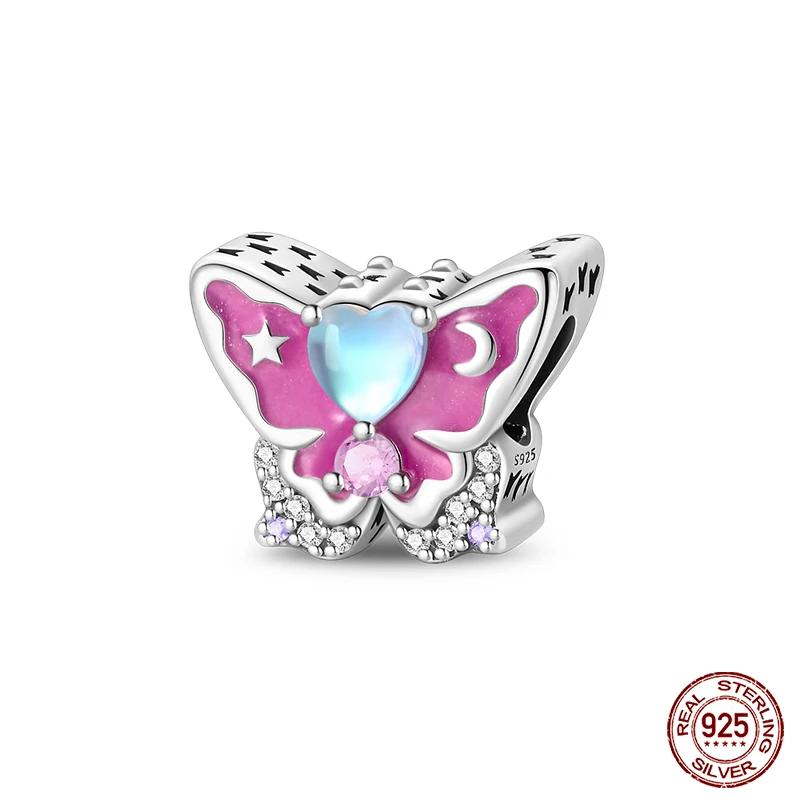 Trendy Fashion Copper Metal Colorful Butterfly Dragonfly Hummingbird Spring Series Charm Bead Components Bead Components Compatible With Do It