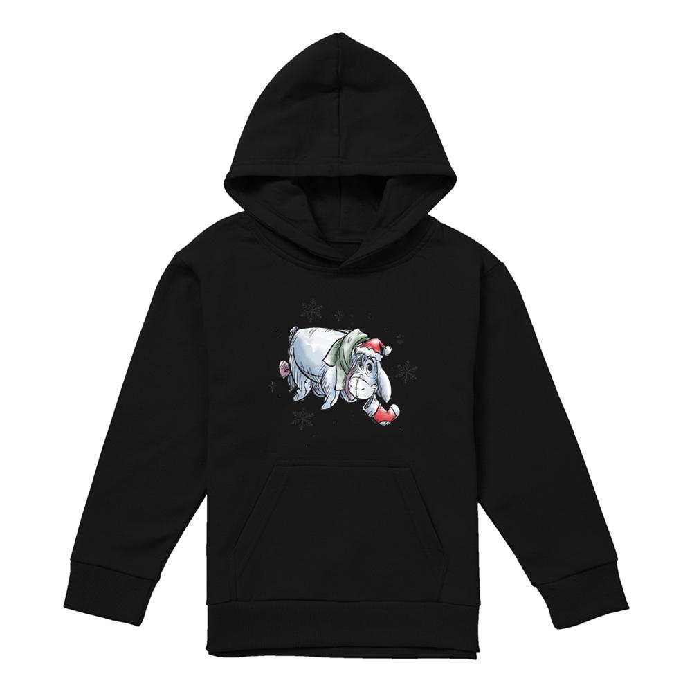 Winnie the Pooh Childrens/Kids Eeyore Snowflake Heather Christmas Hoodie
