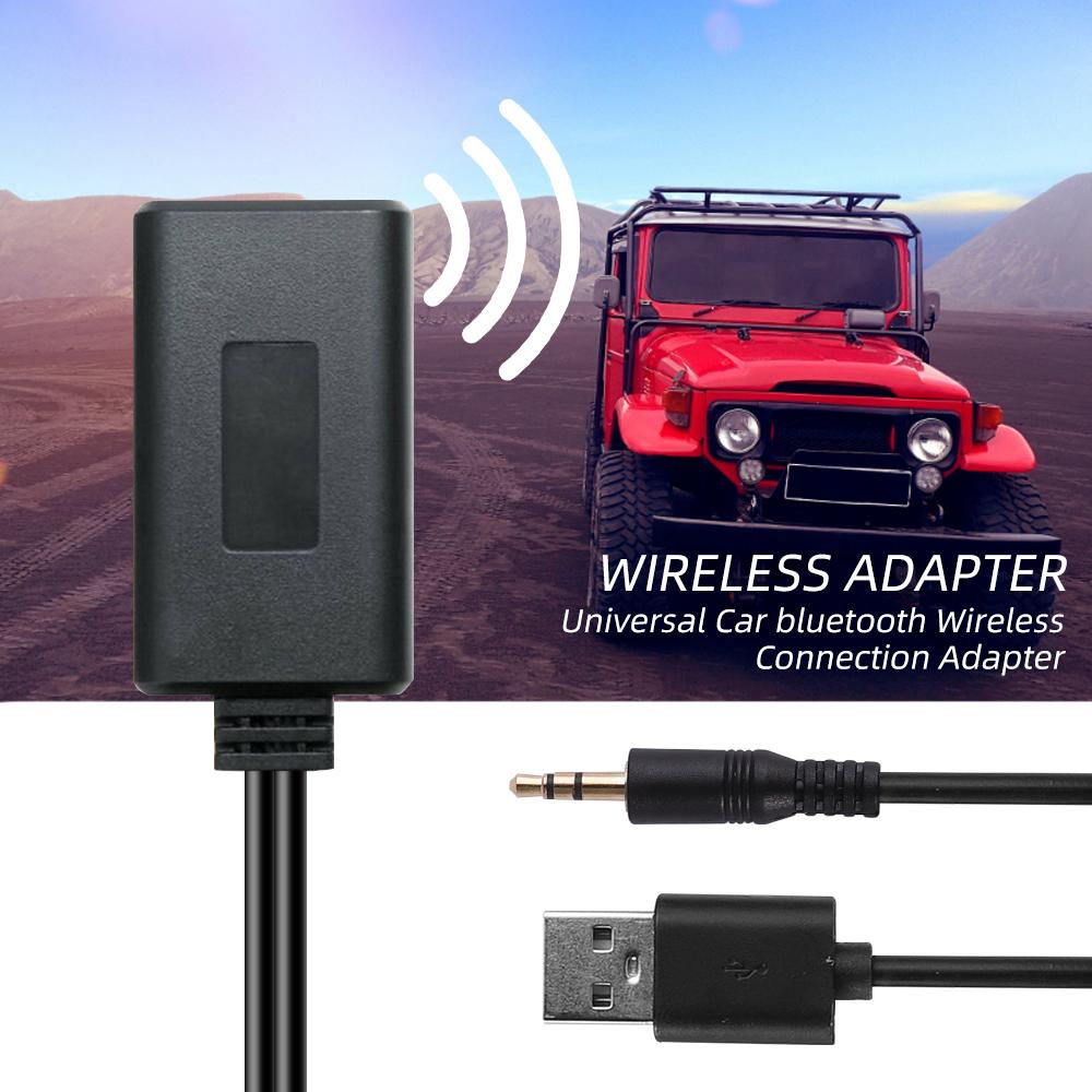 Car Wireless 2 RCA Bluetooth Receiver Module AUX Adapter Music Audio Stereo Receiver For 2RCA Interface VehiclesGood Product