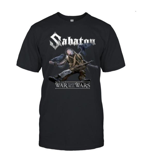 The War to End All Wars T-Shirt Herren Damen T-Shirts Top – Sabaton Unisex Historisches Metal Merch