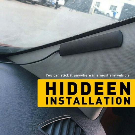 UNIVERSAL 3M CAR HIDDEN Plug&Play AMPLIFIED AM/FM ANTENNA Waterproof RADIO Set