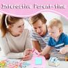 Toddler Talking Flash Cards for 1 2 3 4 5 Year Old Boys and Girls - Language Sensory Learning Device with 224 Sight Words - Montessori,Pocket Speech