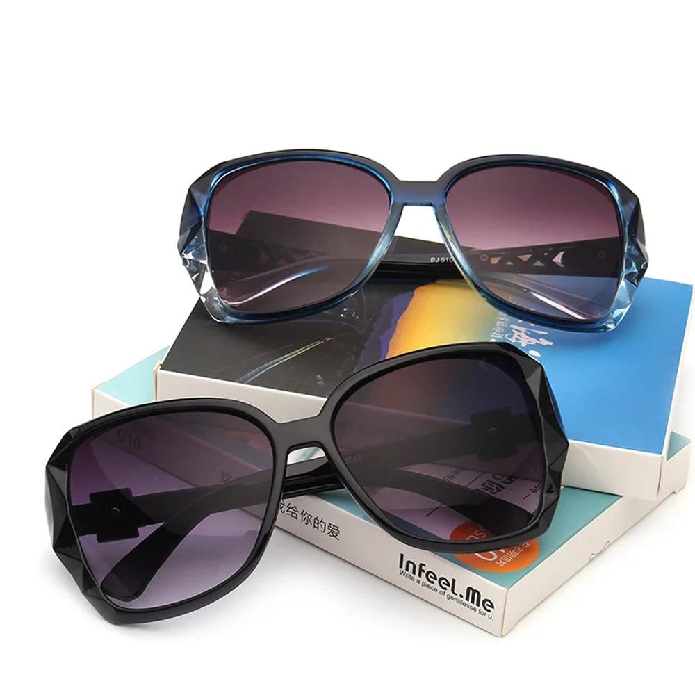 Fashion Big Purple Sunglasses Women Luxury Square Sun Glasses Female Mirror Shades Ladies UV Protection