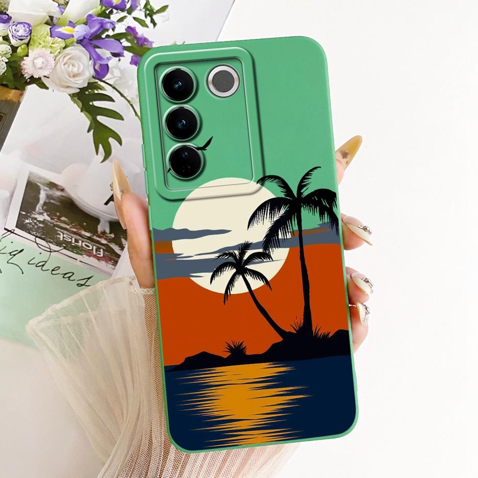 For Vivo V27 Pro Case V2230 Cool Owl Dragon Painted Cover Shockproof Soft TPU Phone Case For Vivo V27e V 27 E VivoV27 Pro Fundas
