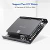 2,5 bis 3,5 Zoll Festplattenhalterung Festplatte Dual Desktop SSD Montagehalterung Interner Adapter