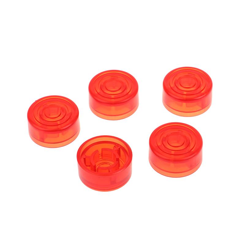 5Pcs Guitar Effect Pedal Foot Nail Cap Parts Foot Switch Toppers Knob Plastic Bumpers Footswitch Protector Accessories