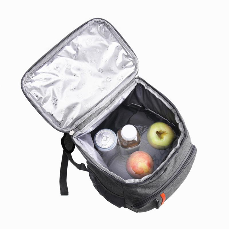 Portable Insulated Bag Multifunctional Leakproof Outdoor Picnic Fresh-keeping Backpack Cooler Bag