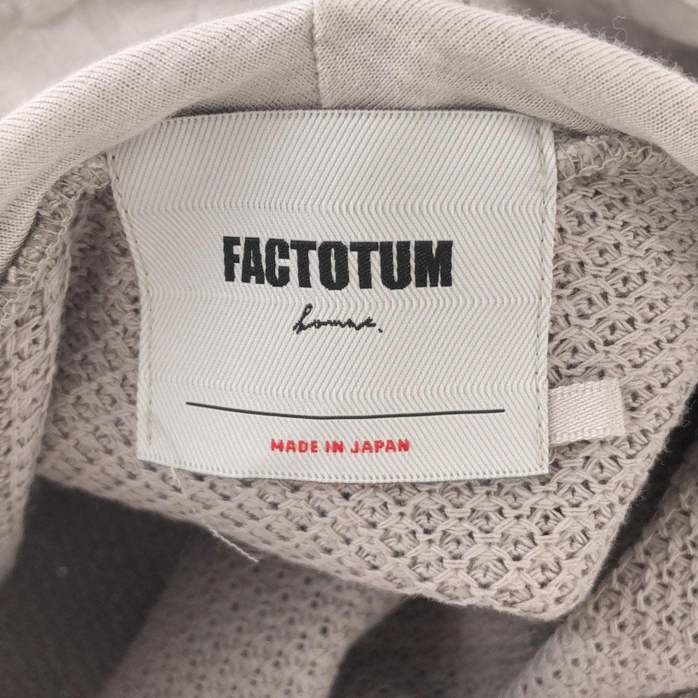 FACTOTUM Made In Japan Long Sleeve Mesh Parker 46 Gray Men's Used