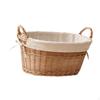 Elegant Rattan Laundry Hamper for Home Organization