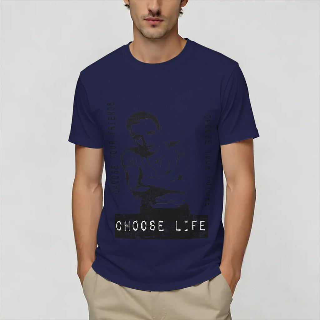 Trainspotting Movie 100 Cotton T Shirt For Unisexs Beach Y2K Funny TShirts O Neck Novelty Tees Oversized Loose Tops