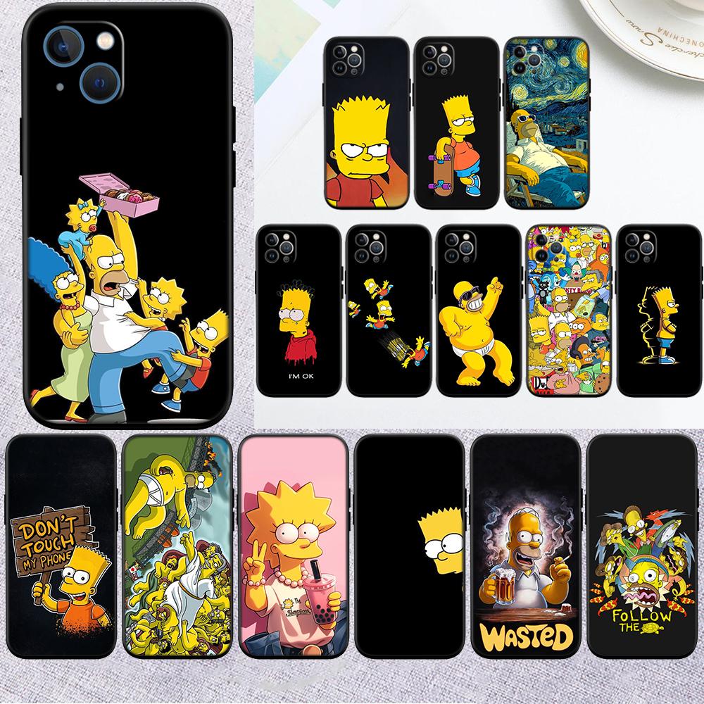 S-Simpsons Nouvelle Coque de Téléphone Haut de Gamme pour iPhone 16 15 14 13 Pro Max Plus Mini