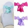 Chair Back Sash with Bow Design Chair Bow Sash Stretch Band for Weddings Birthdays Corporate Event Parties Decoration