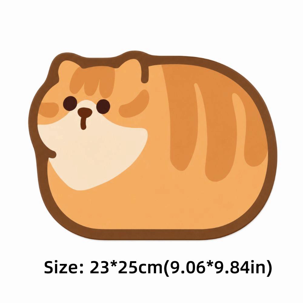 Natural Rubber Cat Mouse Pad Thickened Gaming Mouse Pad Universal Computer Desk Mat  For Girls