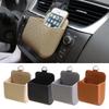 PU-Leder Auto Outlet Vent Sitz zurück ordentlich Aufbewahrungsbox Münztasche Fall Tasche Organizer Hängehalter Beutel Autozubehör