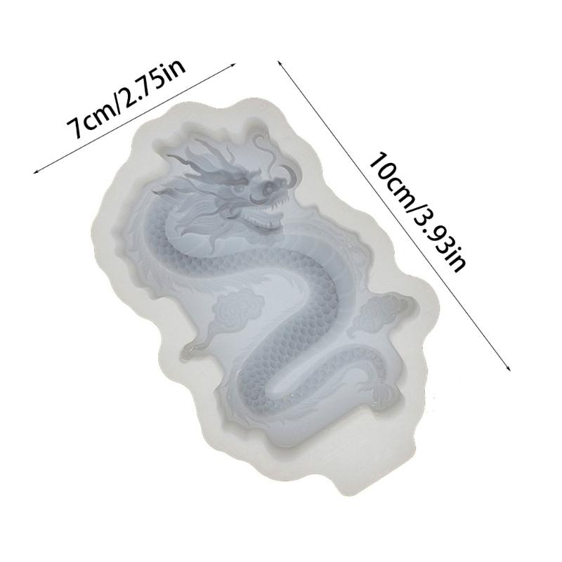 Silicone Ice Cream Molds Dessert Moulds Dragon Shape Chocolate Moulds Silicone Texture Perfect Gift for Bakings Lover