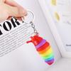 Car Key Accessories Vent Caterpillar Key Ring Caterpillar Keychain Caterpillar Keyring Key Chain Finger Slug Snail Caterpillar