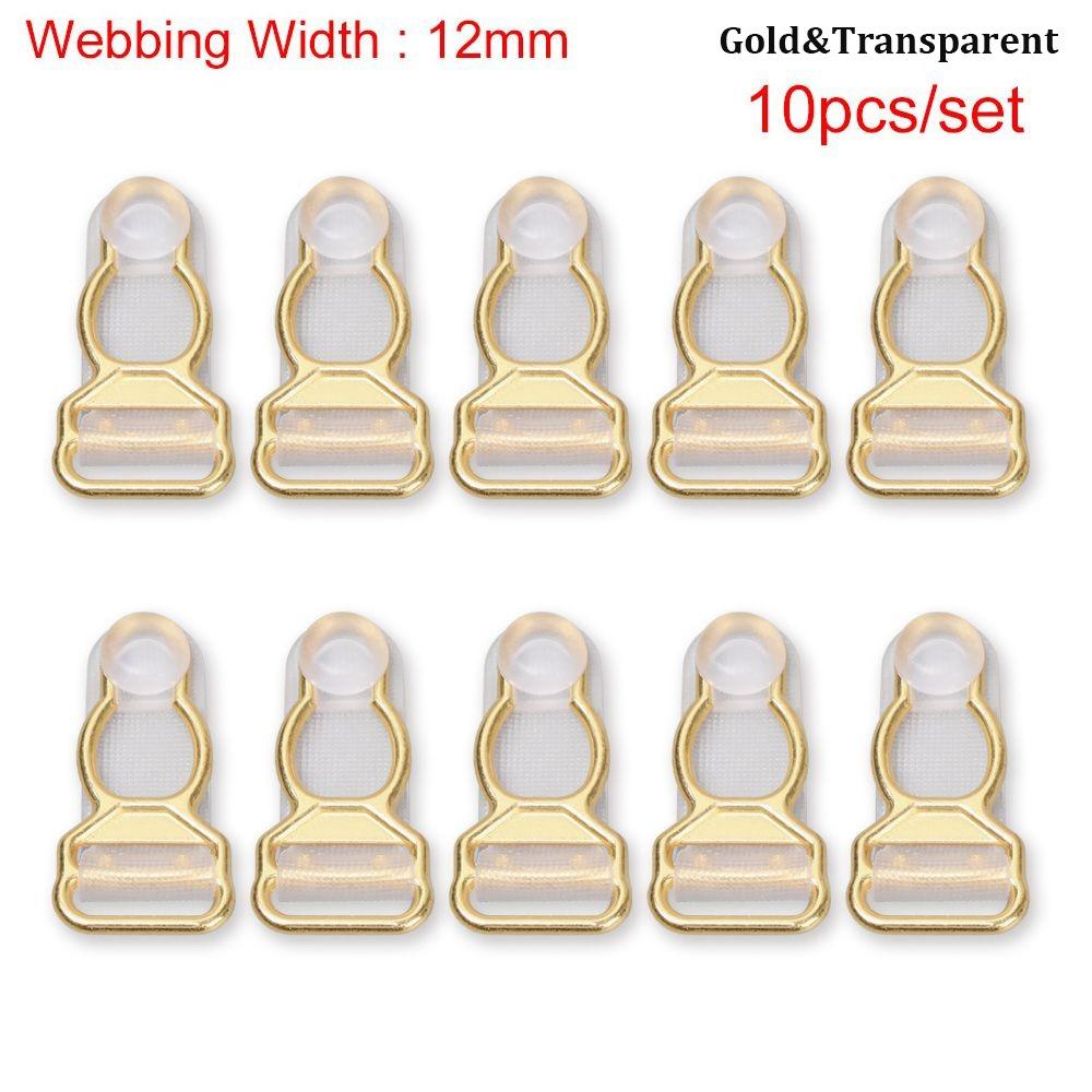 10pcs 10/12mm Corset Leg Garter Belt Clip Plastic Suspender Clips Hosiery Stocking Grips