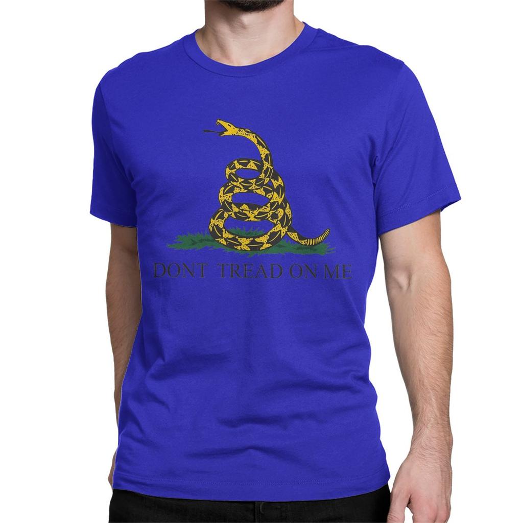 Herren Damen T-Shirts Tritt mich nicht! Amerikanische Freiheit oder Tod Freizeit Reine Baumwolle T-Shirts Gadsden Flagge T-Shirts Rundhals Kleidung