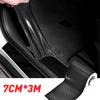 Protector Car Sill Door Edge Sticker Carbon Fiber DIY Bumper Rubber Guard Strip