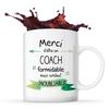 Mug - Thank You Unforgettable Coach Man - Porcelain - Ceramic - 325 Ml - Contemporary Design