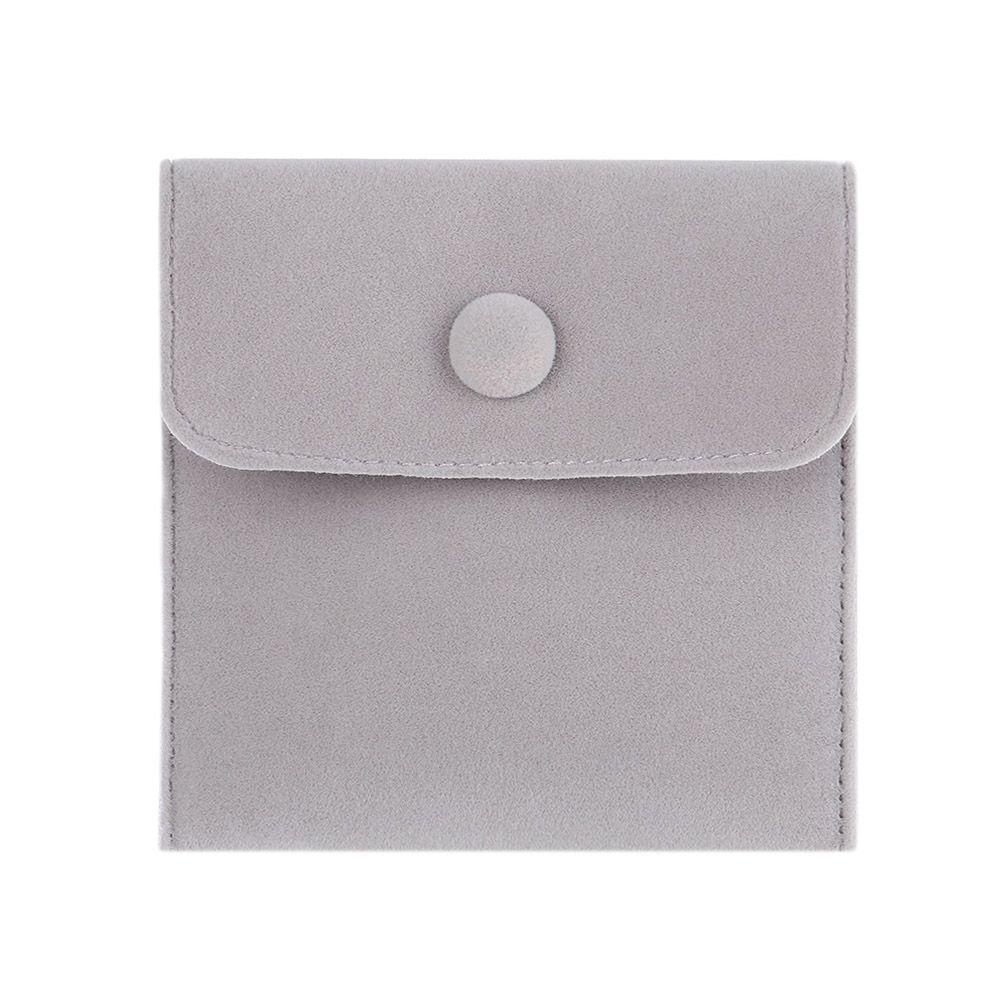 Portable Velvet Snap Jewelry Packaging Bag Bracelet Bag Storage Pouch Necklace Wrapping Bag