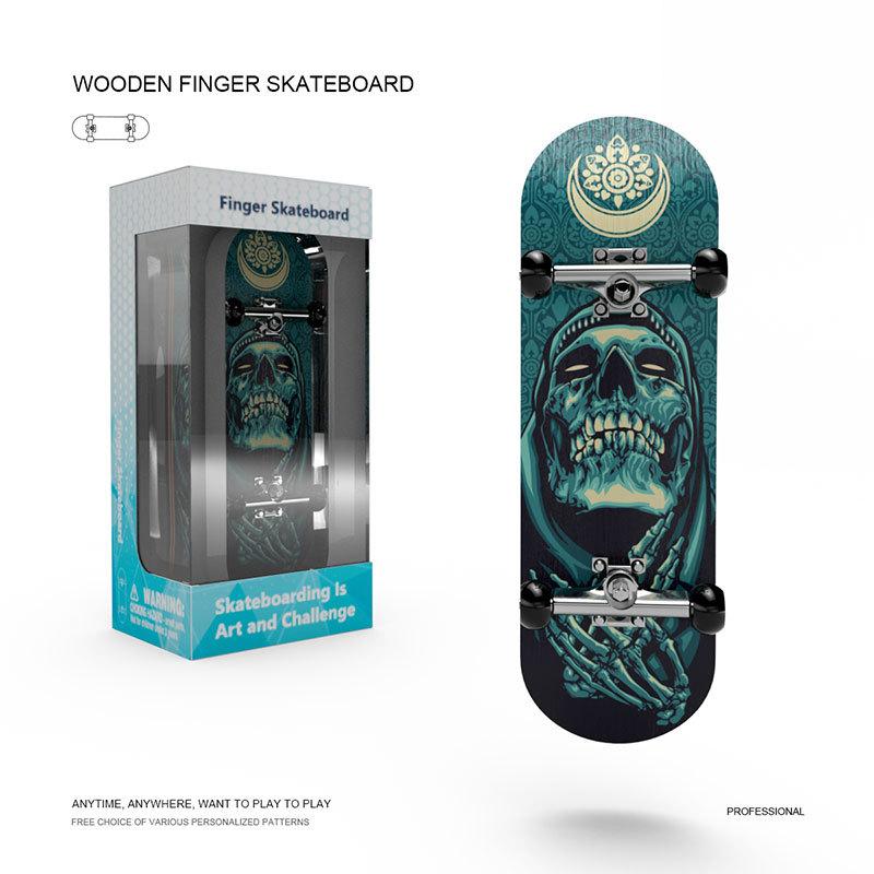 Finger Skateboard Toy Boy Gift Fingertip Skateboard Professional Grade With Bearing Double Rocker