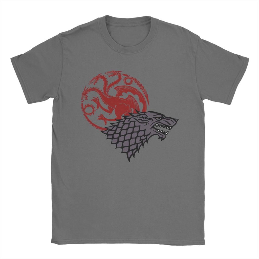 Strong Game of Thrones House Targaryen Sigil T-Shirts 100% Cotton Tees Crew Neck Short Sleeve T Shirt Newest Arrival Clothing