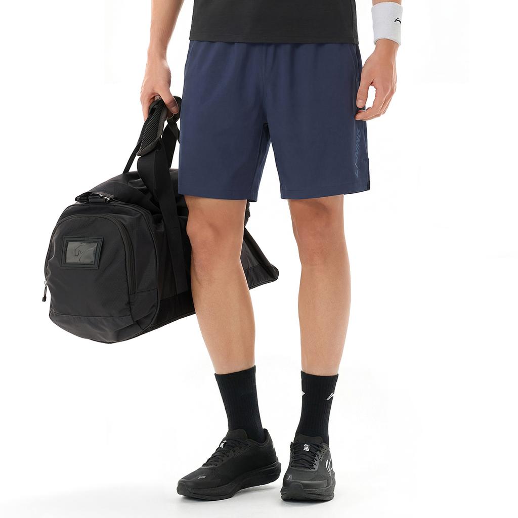 Li-Ning Quick-Dry Cool Fitness Series Logo Sports Casual Shorts Men shorts AKSW255-9