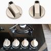 2Pcs Universal Metal Rotary Switch Control Knobs 6Mm/8Mm Replacement For Household Kitchen Cooker Gas Stove Oven Accessories New