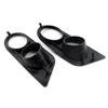 2X Car Front Bumper Grill Fog Light Cover Grille Trim Honeycomb Mesh For BMW E46 M3 2001 2002 2003 2004 2005 2006 Accessories